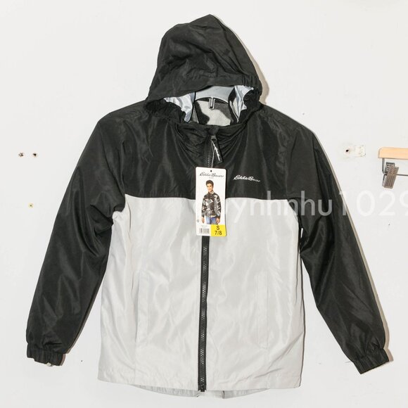 NWT Eddie Bauer Kids' 3-in-1 Jacket lightweight Jacket Gray. - Picture 2 of 11